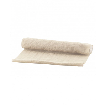 Chiffon tafelloper ivoor