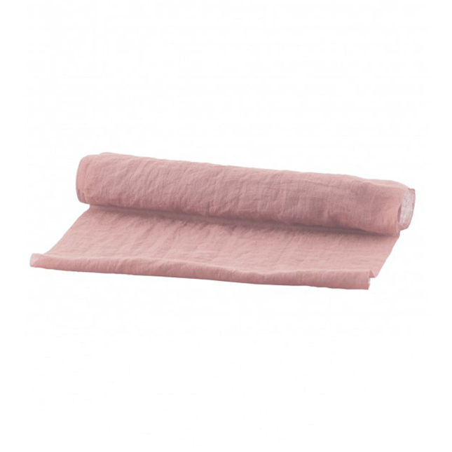 Oudroze tafelloper