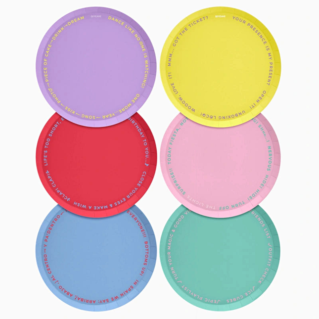 Bordjes Multicolor - 23 CM