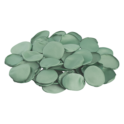 saliegroene rozenblaadjes