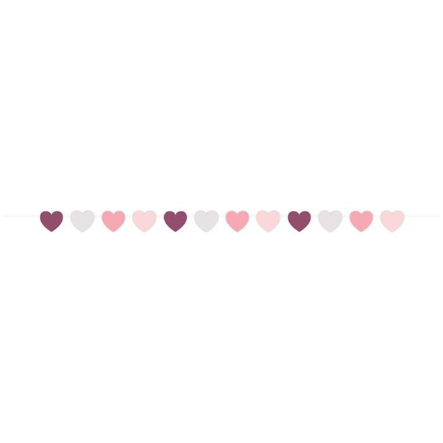 Slinger Hartjes Roze - 2.5 meter