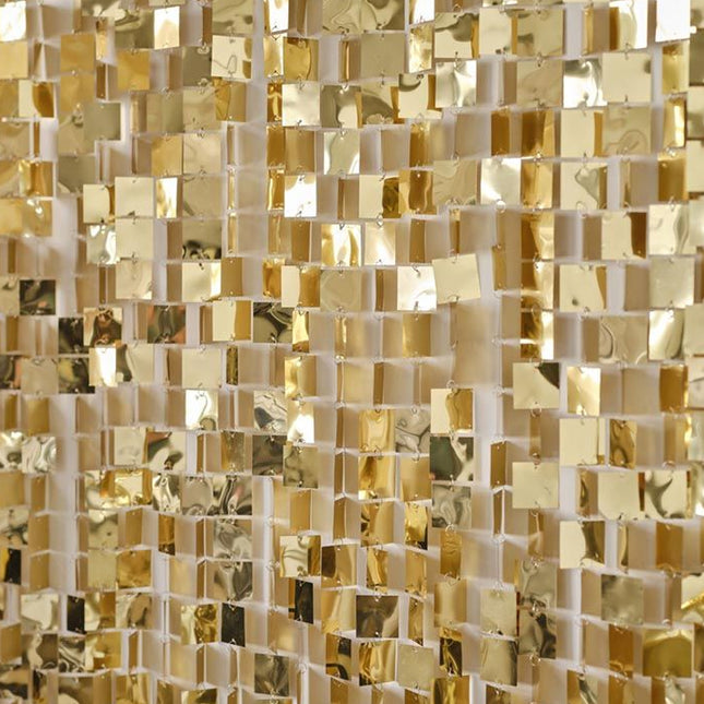 Vierkantjes Goud - 2 Meter