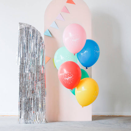 Ballonnen Set Retro Congrats