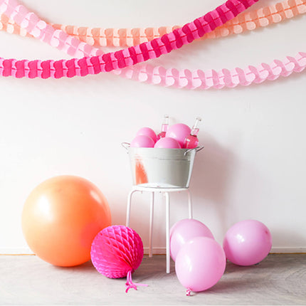 Slinger Papier Pastel Roze - 3 stuks