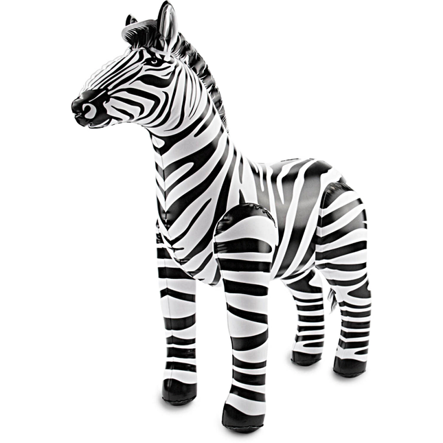 Opblaasbare zebra