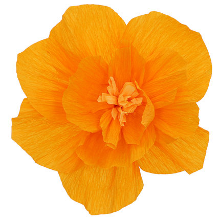 oranje bloem van papier voor decoratie