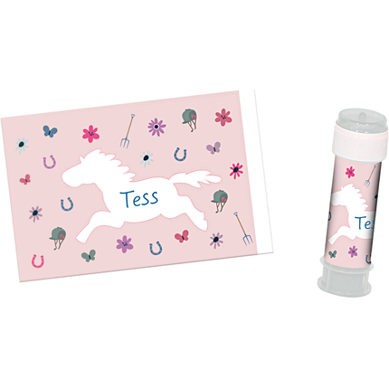 stickervellen voor bellenblaas met paarden