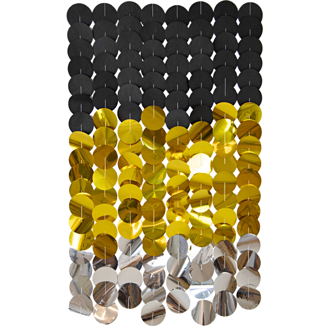 backdrop zwart goud zilver