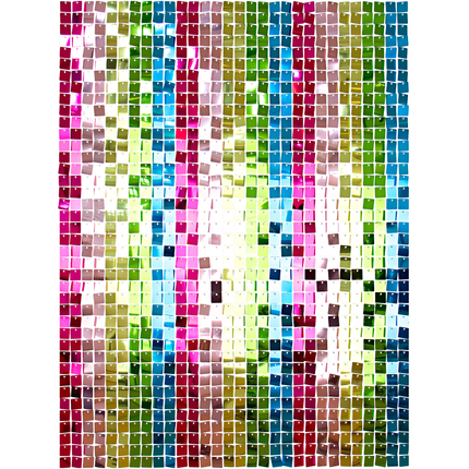 backdrop van regenboog panelen