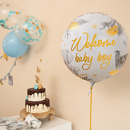 ‘Welcome Baby Boy’ – 6 stuks