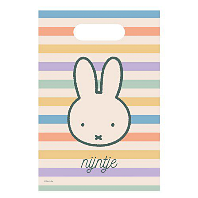 Cadeautasje in pastel tinten met nijntje erop