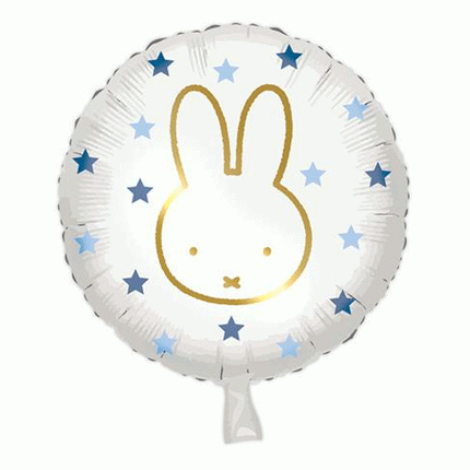 Folieballon Nijntje Blauwe Stippen