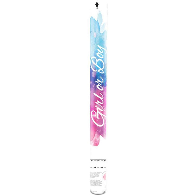 Confetti Kanon Gender Reveal Roze - 57 cm