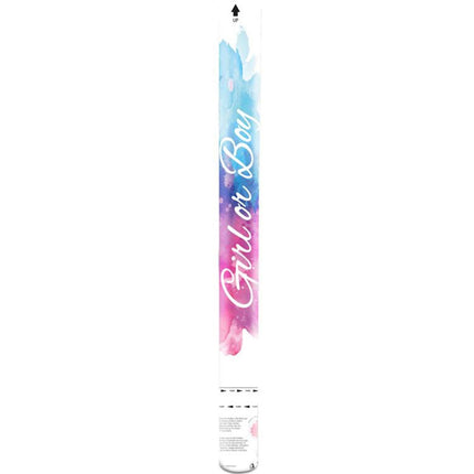 Confetti Kanon Gender Reveal Roze - 57 cm