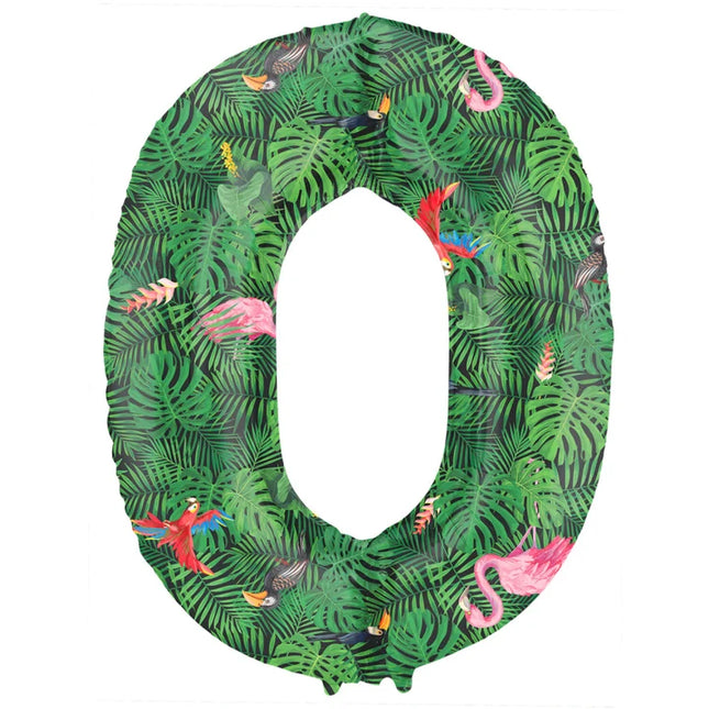 Foliecijfers 0 t/m 9 - Jungle