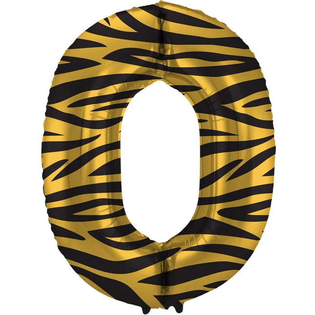 Foliecijfers 0 t/m 9 - Tijger