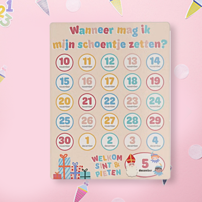 Aftelkalender 'Sint & Pieten'