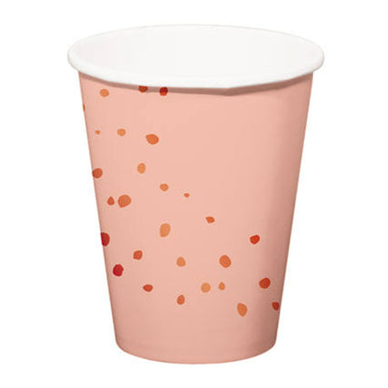 Roze bekertje met stippen