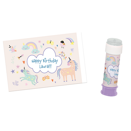 Bellenblaas Stickers - Eenhoorn