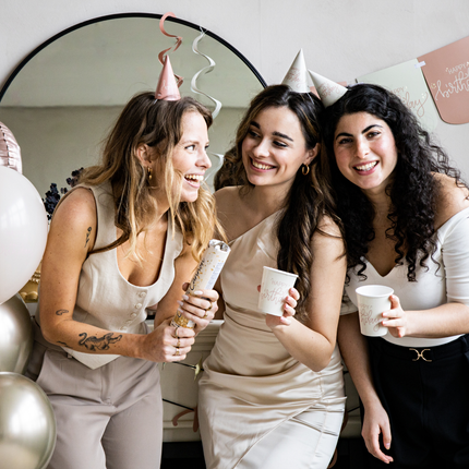 creme rose feest versiering verjaardag vrouw