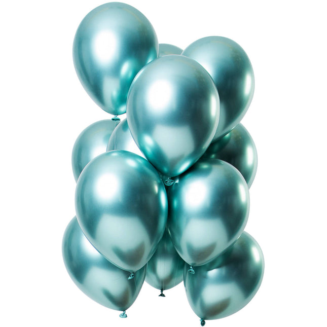 Ballonnen Set 'Mirror Groen' - 12 stuks