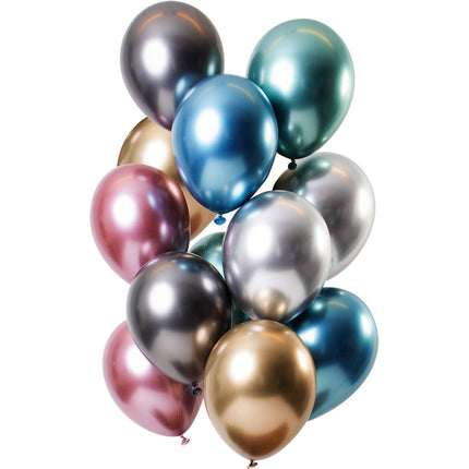 Ballonnen set 'Mirror Treasures' - 12 stuks