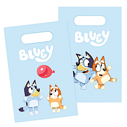 Cadeau tasjes met bluey erop