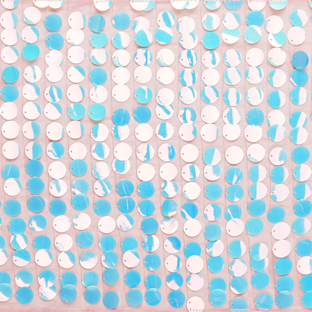 iridescent lovertjes tafelloper