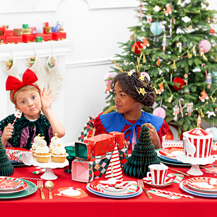 rode en groene kerstversiering