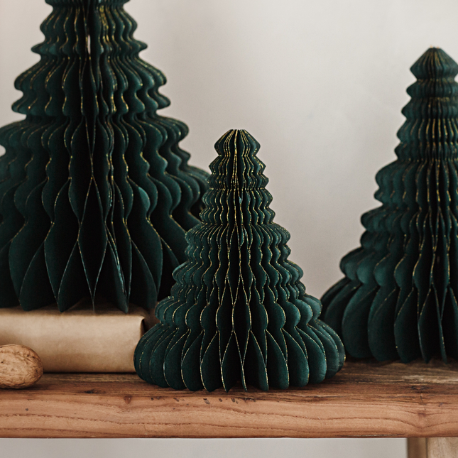 honeycomb groene kerstboom