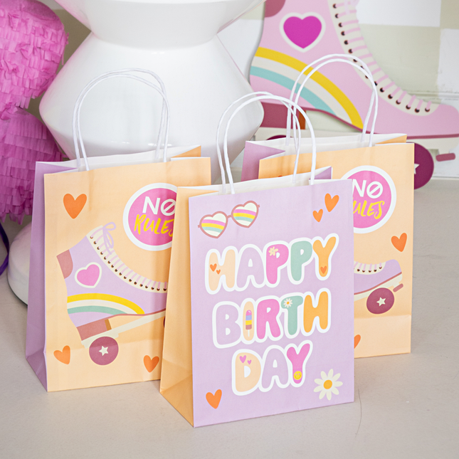 Cadeautasjes Boho - 6 stuks