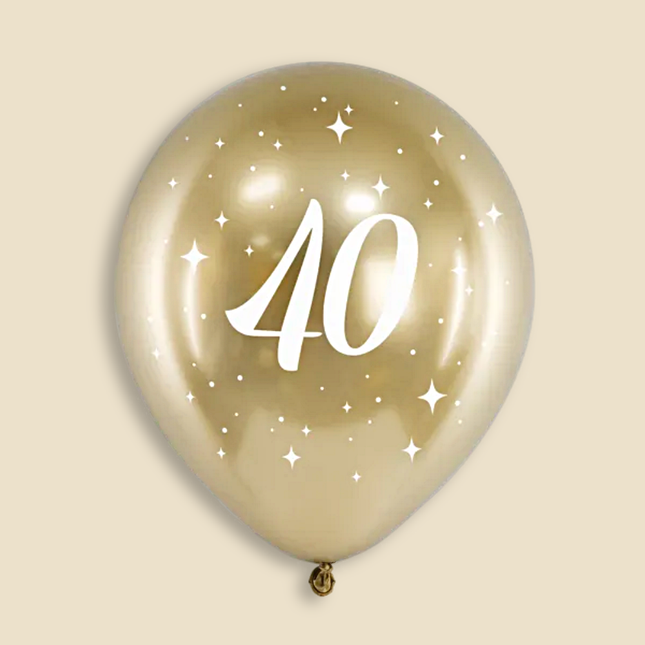 Gouden ballon voor een 40ste verjaardag