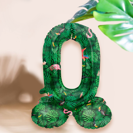 Foliecijfers 0 t/m 9 op Standaard - Jungle