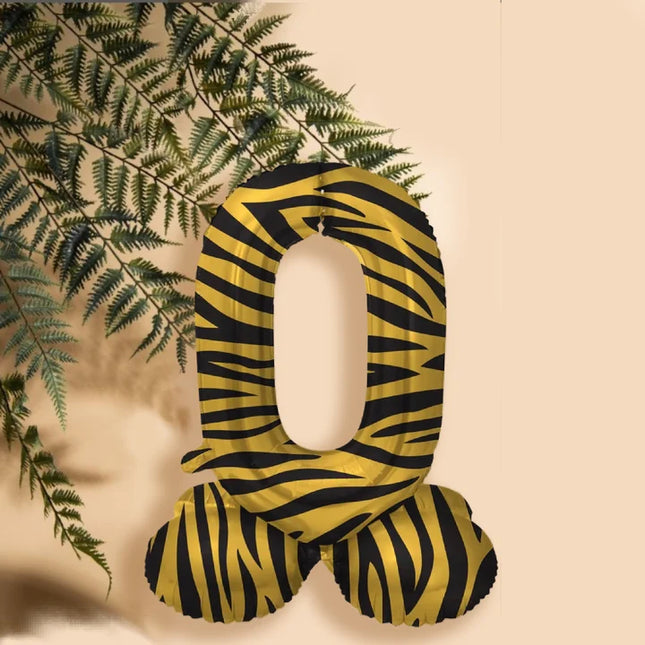 Foliecijfers Standaard 0 t/m 9 - Tijger