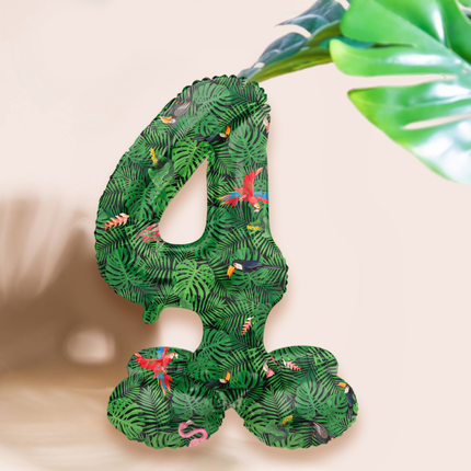 Foliecijfers 0 t/m 9 op Standaard - Jungle