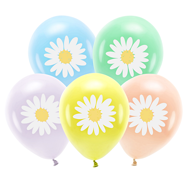 pastel madeliefjes ballonnen