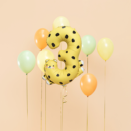 cijfer 3 ballon cheetah