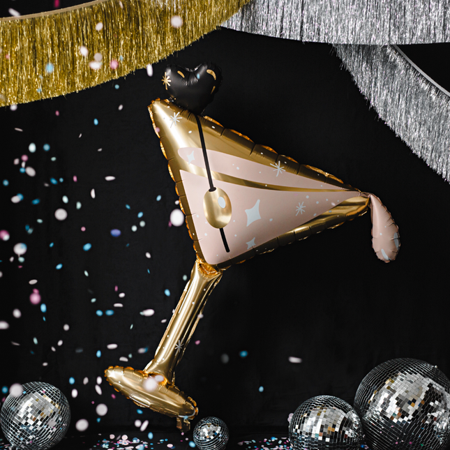 folieballon martini glas