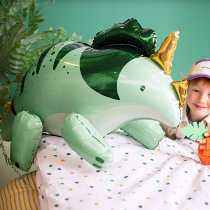 groene dino ballon
