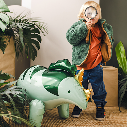 groene dino ballon