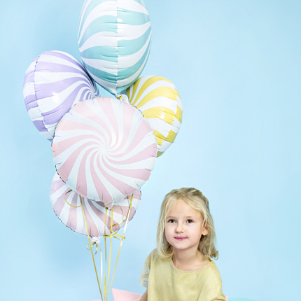 pastel snoepjes ballonnen