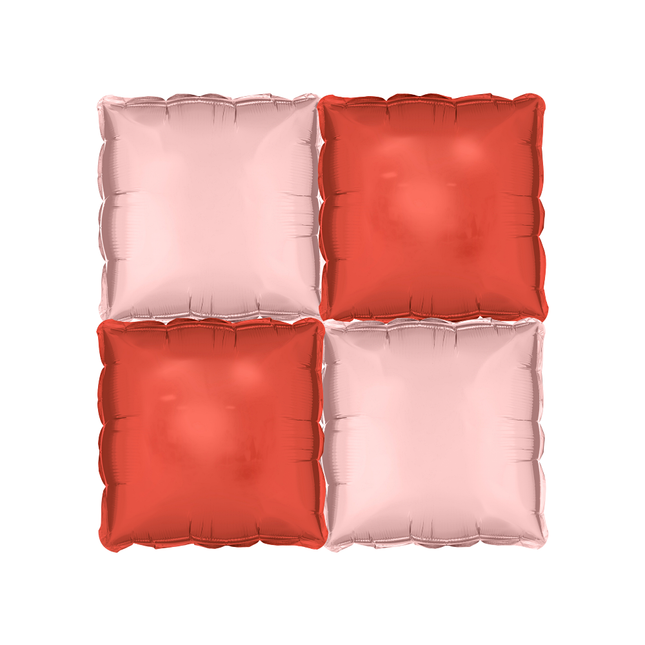Backdrop - Rode & Roze Ballonnen