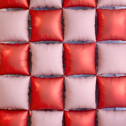 Backdrop - Rode & Roze Ballonnen