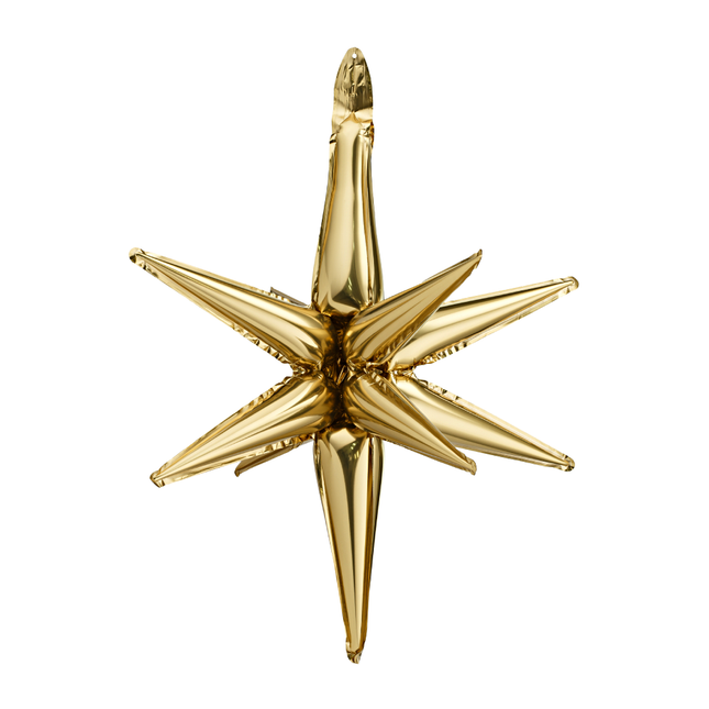 gouden 3d ster