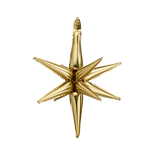 gouden 3d ster