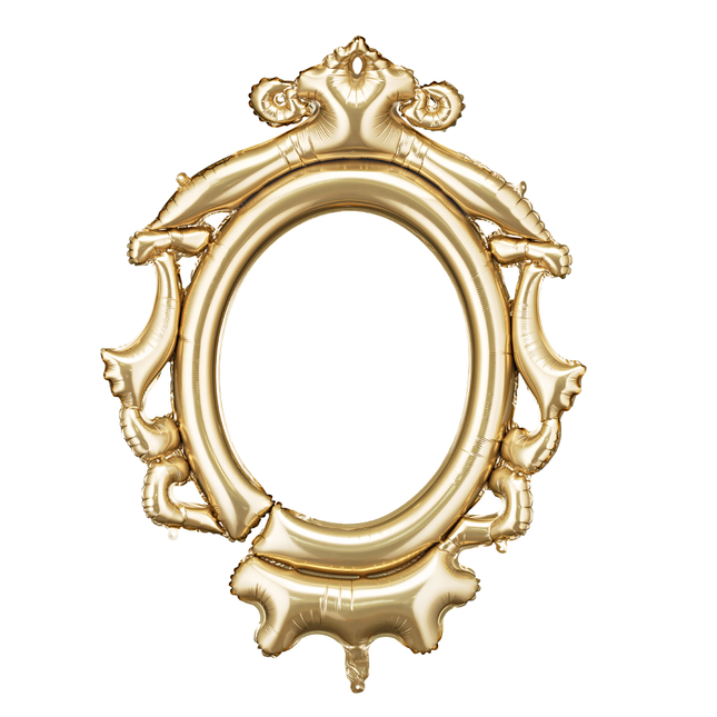 gouden foto frame ballon