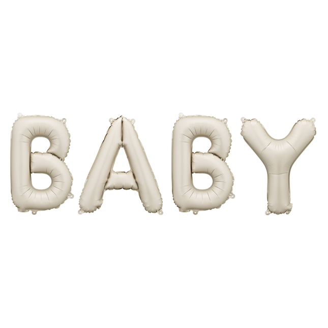 ballonnen baby beige