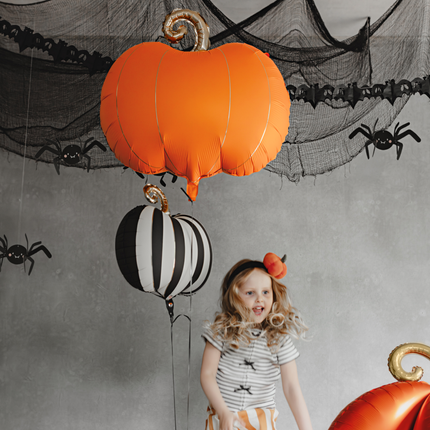 oranje pompoen ballon