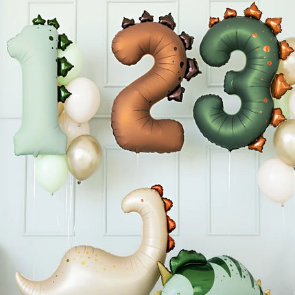 Foliecijfers 1 t/m 3 - Dino