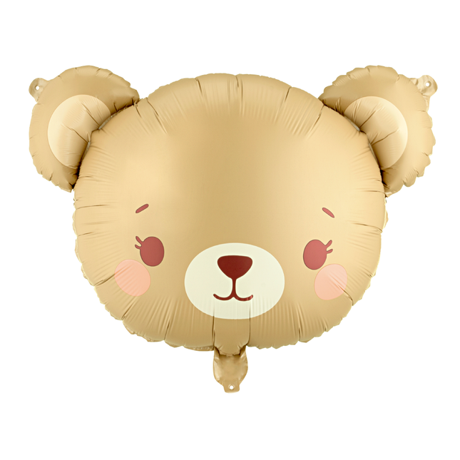 Folieballon Beer - Beige & Bruin